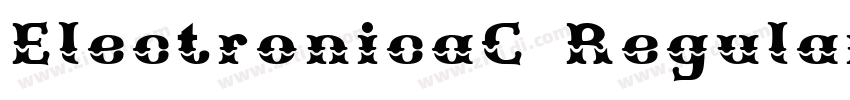 ElectronicaC Regular字体转换